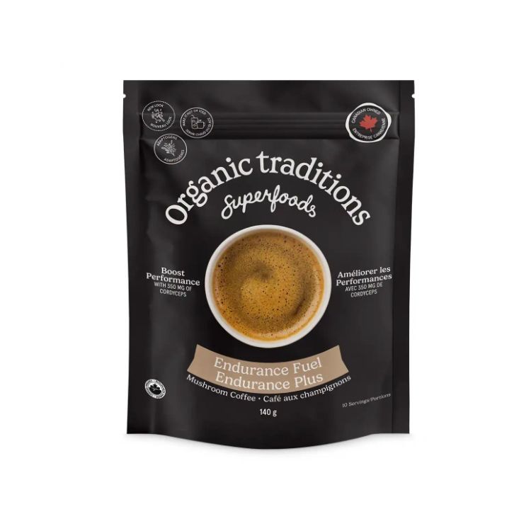 Organic Traditions, Endurance Fuel, Instant Mushroom Coffee, 140g
