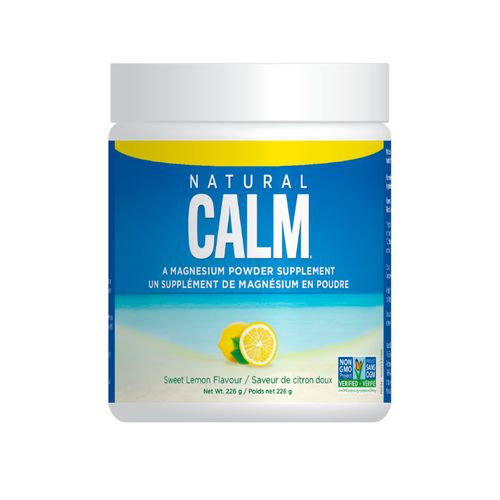 Natural Calm, Magnesium Citrate Powder, Sweet Lemon, 226 g