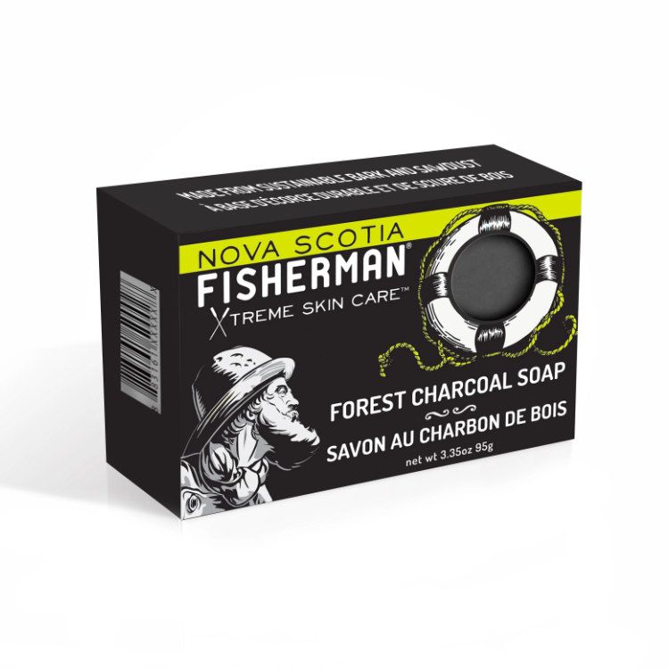 Nova Scotia Fisherman, Forest Charcoal Soap, 95g