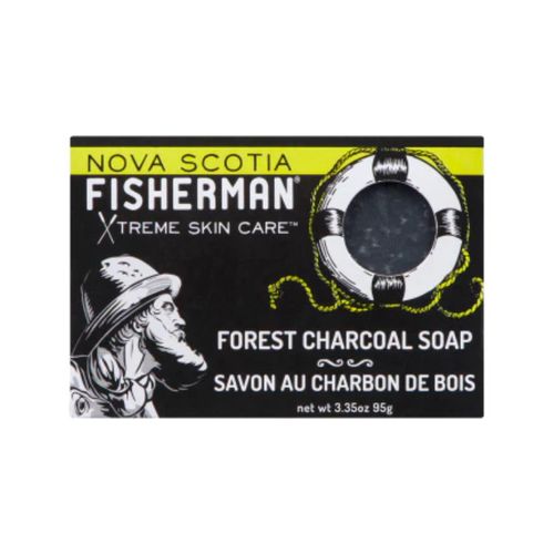 加拿大Nova Scotia Fisherman手工活性炭沐浴皂 95克 天然杀菌 清除多余角质和毛囊污垢