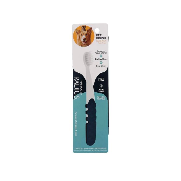 RADIUS, Lush & Plush, Soft, Pet Toothbrush