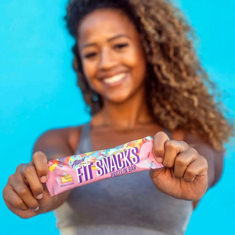 Buy Alani Nu, Fit Snack Protein Bar, Confetti Cake, 46g for 3.99 Lifeplus Natural Health