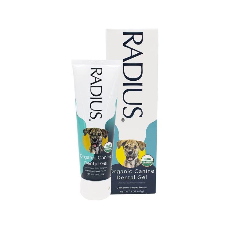 RADIUS, USDA Organic Canine Toothpaste, Dental Gel, 85g