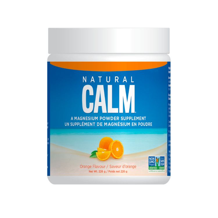 美国Natural Calm天然离子镁粉冲剂 橙味/226克 安神助眠 减轻压力 缓解偏头疼 临考必备