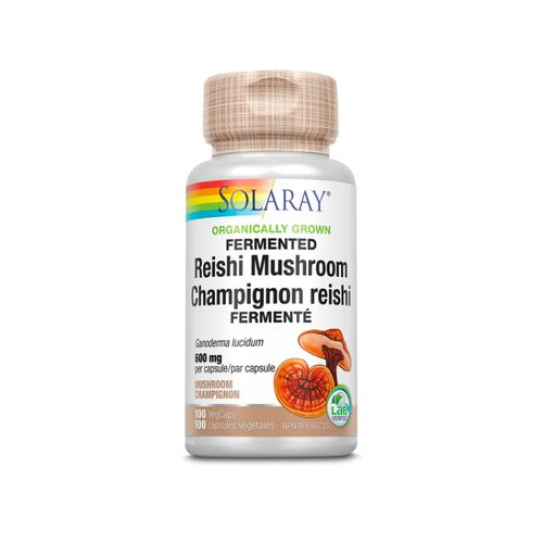 Solaray, Organically Grown Reishi Mushroom, 600mg, 100s