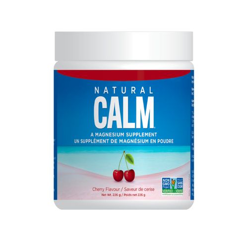 Natural Calm, Magnesium Citrate Powder Cherry, 226 g