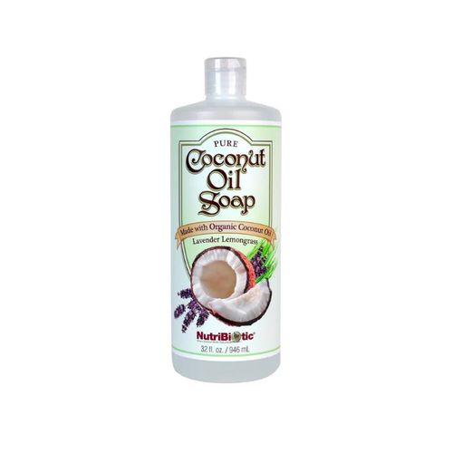 NutriBiotic, Coconut Oil Soap, Lavender Lemongrass, 946ml