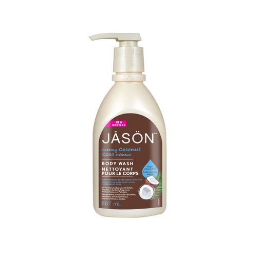 美国JASON有机天然沐浴液 椰子油款/887毫升 柔软肌肤 增添光滑感受
