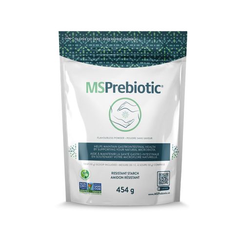 加拿大MSPrebiotic益生元抗性淀粉 454克 为肠道健康细菌提供营养 改善消化 缓解便秘腹泻