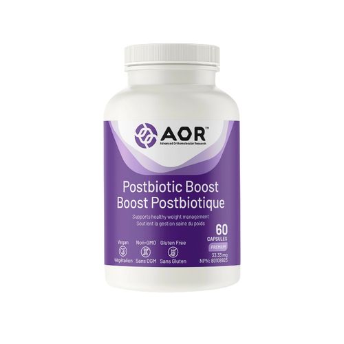 AOR, Postbiotic Boost, 60 Capsules