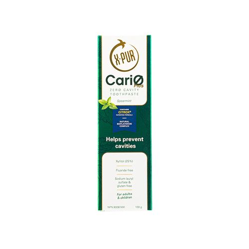 Oral Science, X-PUR CariØ Plus Xylitol Toothpaste, Spearmint, 100g