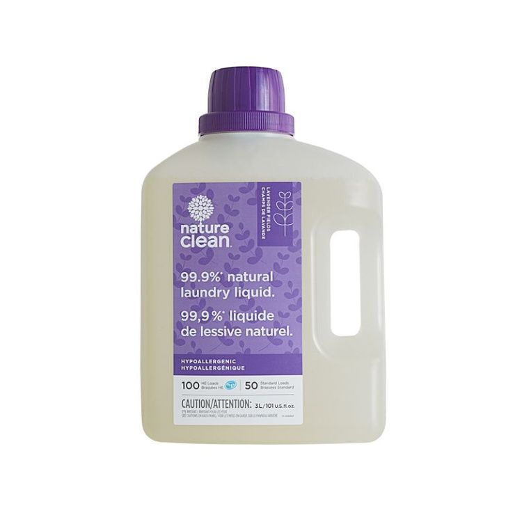 加拿大Nature Clean天然液体洗衣剂 3升/薰衣草香型 99.9%纯天然成分 低致敏性