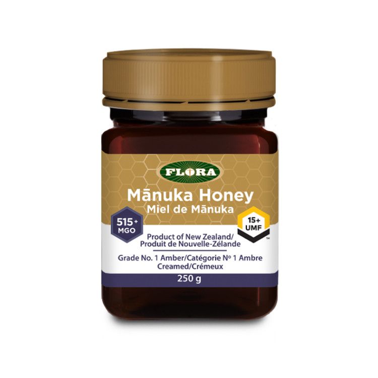 Flora, Manuka Honey MGO 515+/15+ UMF, 250 g