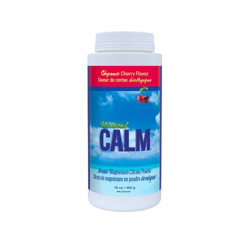 Natural Calm, Magnesium Citrate Powder, Cherry, 452g