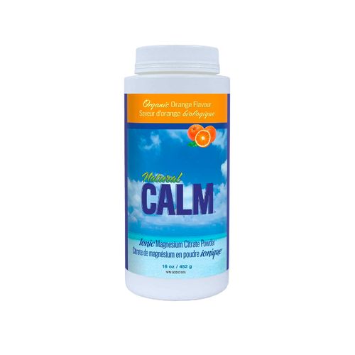 Natural Calm, Magnesium Citrate Powder, Orange, 452g