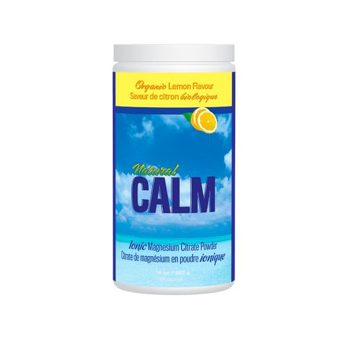 Natural Calm, Magnesium Citrate Powder, Sweet Lemon, 452g
