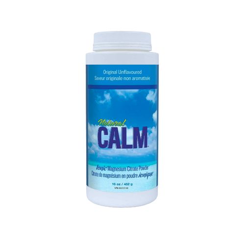 Natural Calm, Magnesium Citrate Powder, Plain, 452g