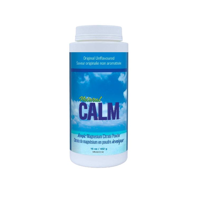 Natural Calm, Magnesium Citrate Powder, Plain, 452g