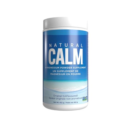 Natural Calm, Magnesium Citrate Powder, Plain, 452g