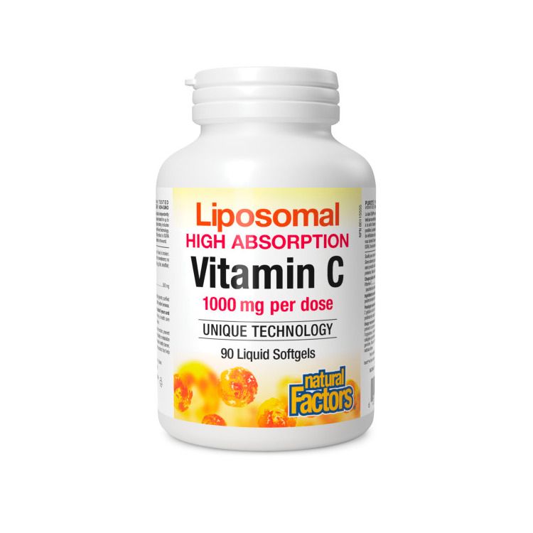 Natural Factors, Liposomal Vitamin C, 1000mg, 90 Liquid Softgels