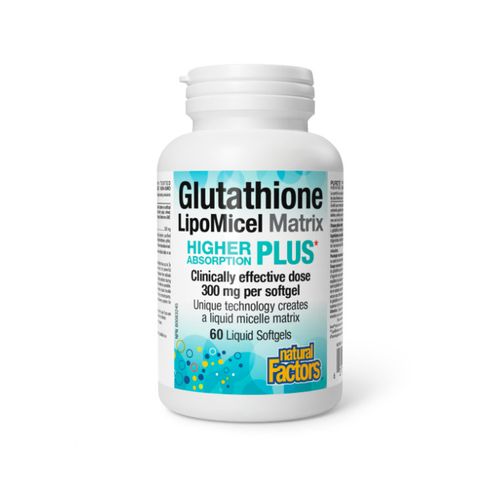 Natural Factors, Glutathione LipoMicel Matrix, 60 Liquid Softgels