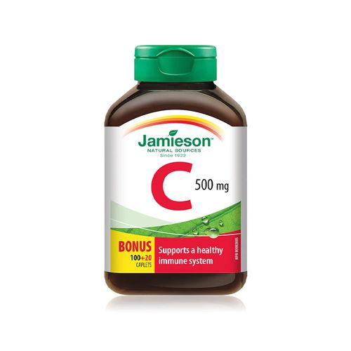 Jamieson, Vitamin C 500 mg, 120 Caplets