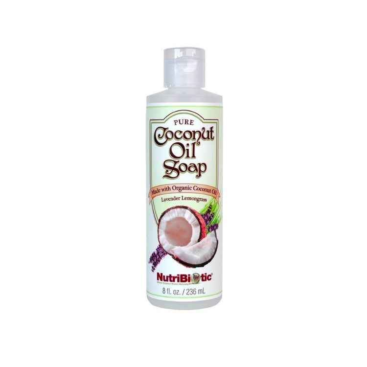 NutriBiotic, Coconut Oil Soap, Lavender Lemongrass, 240ml