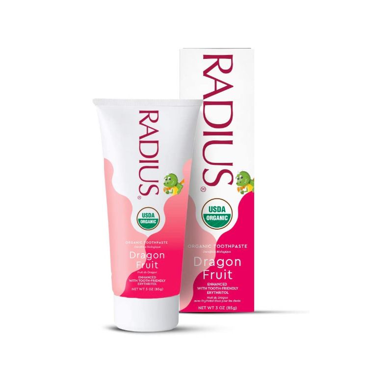 RADIUS, USDA Organic Kids Toothpaste, Dragon Fruit, 85g