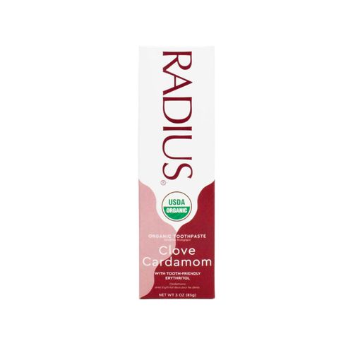 RADIUS, USDA Organic Toothpaste, Clove Cardamom, 85g