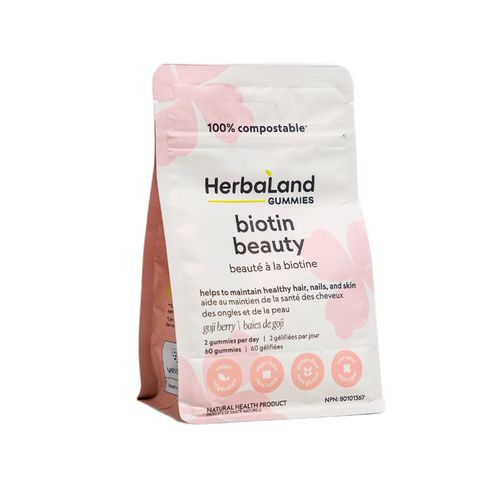 HerbaLand, Biotin Beauty, 60 Gummies