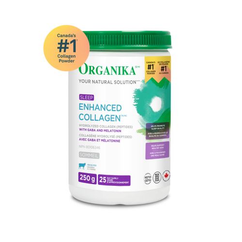 Organika, Enhanced Collagen, Sleep, 250g