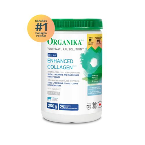 Organika, Enhanced Collagen, Relax, 250g