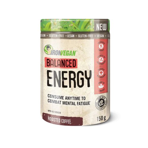 Iron Vegan, Balanced Energy, Coffee, 150g