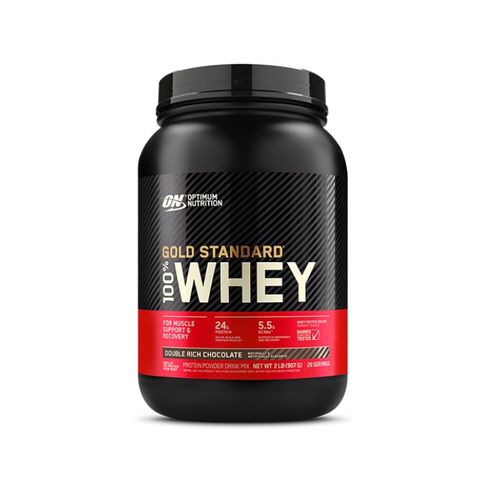 Optimum Nutrition, Gold Standard 100% Whey Protein, Double Rich Chocolate, 2lb
