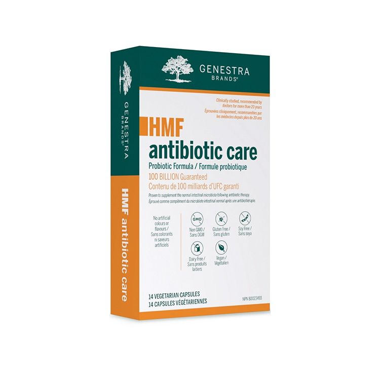 Genestra, HMF Antibiotic Care Probiotic, 14 Capsules