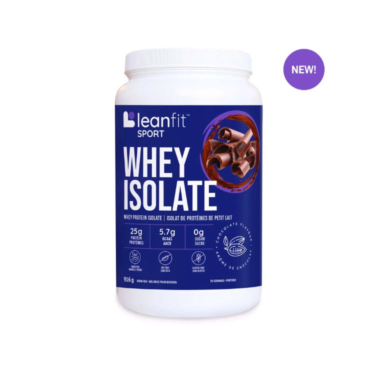 LeanFit, Whey Protein Isolate, Chocolate, 916g