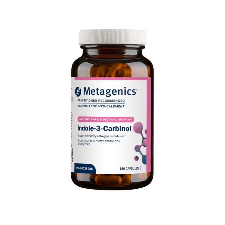 Metagenics, Indole-3-Carbinol, 180 Capsules