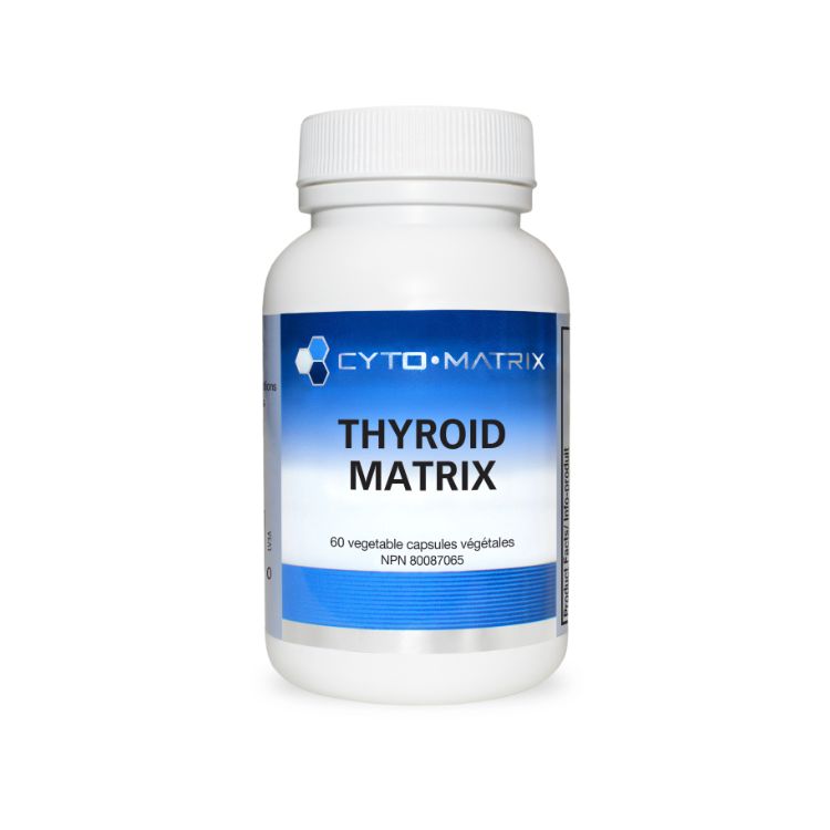 加拿大Cyto-Matrix甲状腺强化胶囊 60粒 平衡皮质醇 改善肾上腺功能