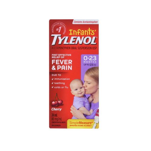 Tylenol, Infant's Drops, 0~23 Months, Cherry, 24ml