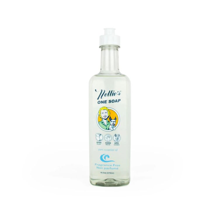 加拿大Nellie's天然万用液体皂 无香型/570ml 可以用于洗手洗碗 也可用于宠物洗澡