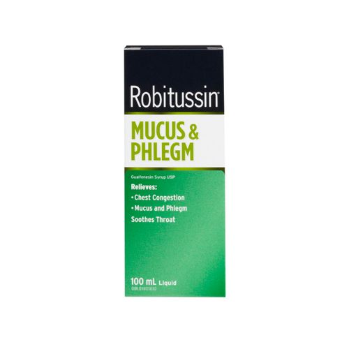 Robitussin, Mucus & Phlegm, 100ml