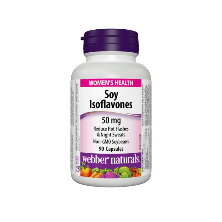 Webber Naturals, Soy Isoflavones, 50 mg, 90 Capsules