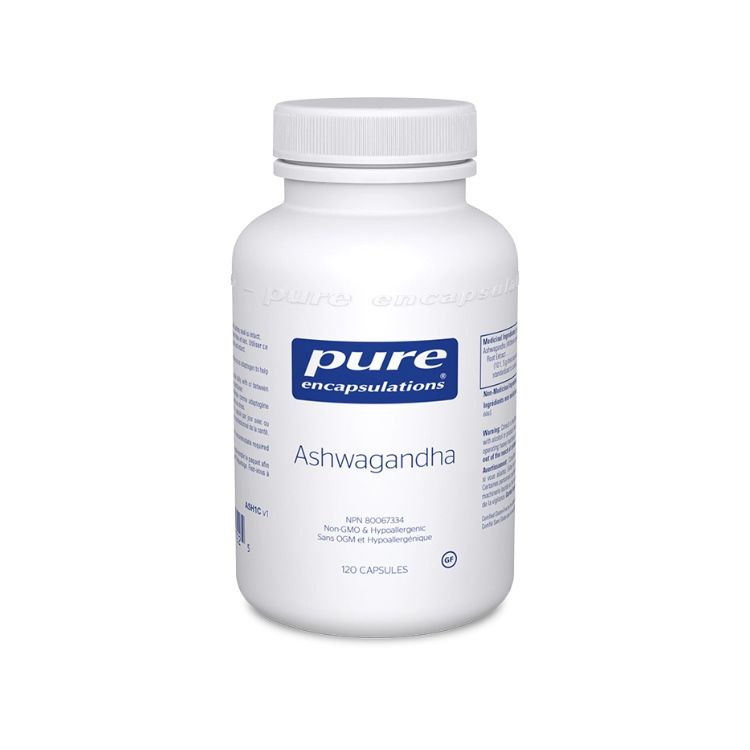 美国Pure Encapsulations南非醉茄胶囊 120粒 增加能量 帮助对抗压力 帮助睡眠