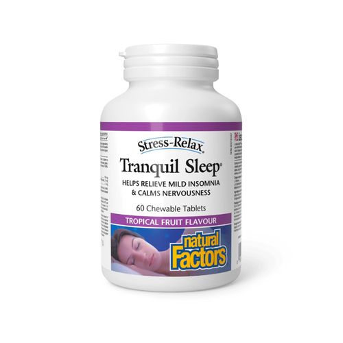 Natural Factors, Tranquil Sleep, 60 Chewable Tablets