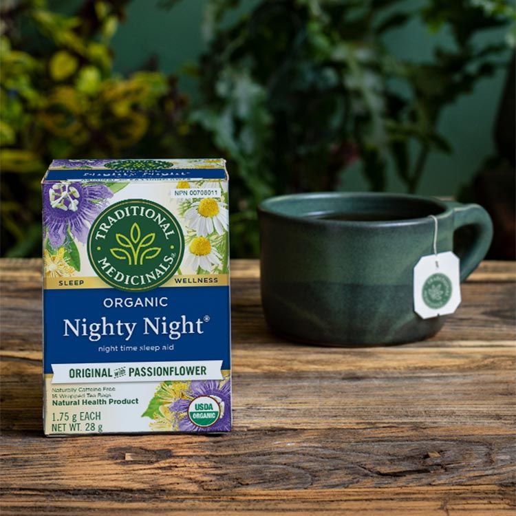 Traditional Medicinals, Organic Nighty Night Tea, 16 Tea Bags