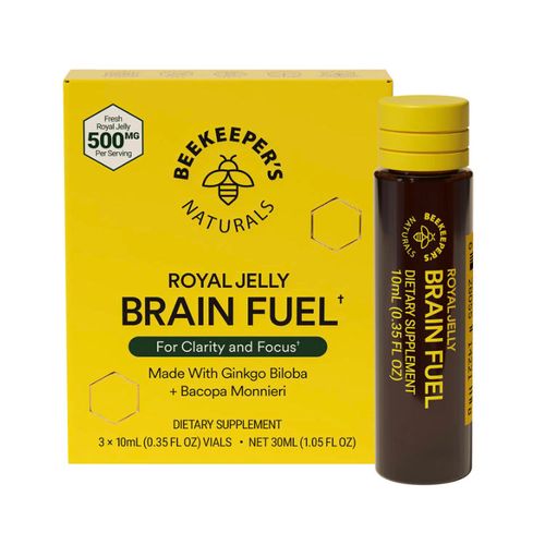 BeeKeeper's Naturals, Brain Fuel With Royal Jelly, 3 Pack