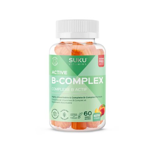 SUKU, Active B-Complex, 60 Gummies