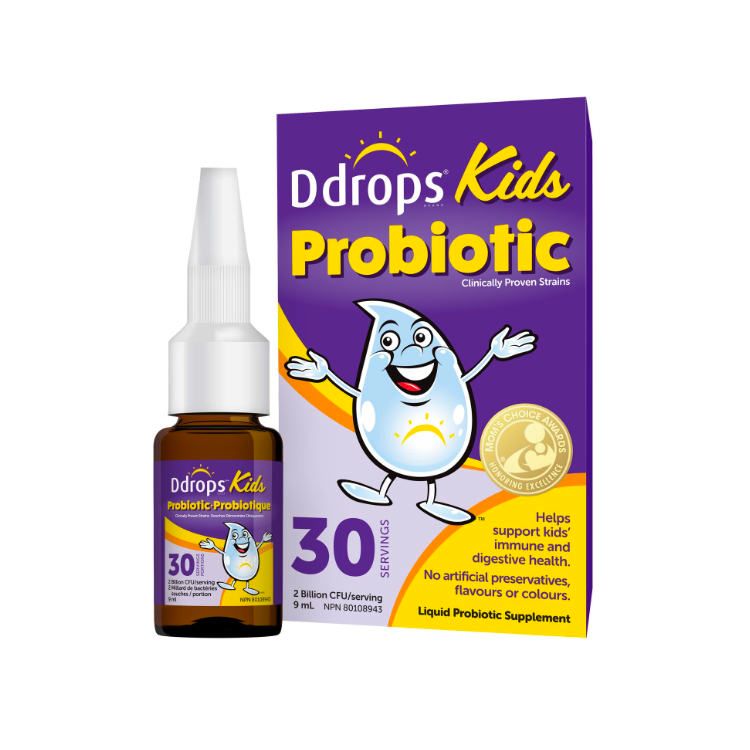 加拿大Drops儿童益生菌滴剂 30天量 1岁以上可用 促进消化系统健康