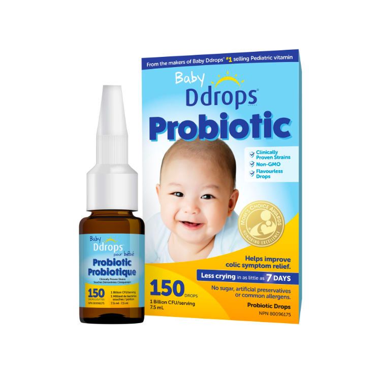 加拿大Drops婴儿益生菌滴剂 30天量 新生儿可用 促进消化系统健康