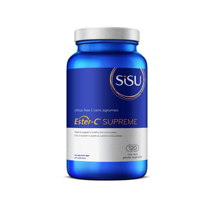 加拿大SISU酯化维生素C 超级版/120粒 提供长达24小时免疫支持 特别适合流感季